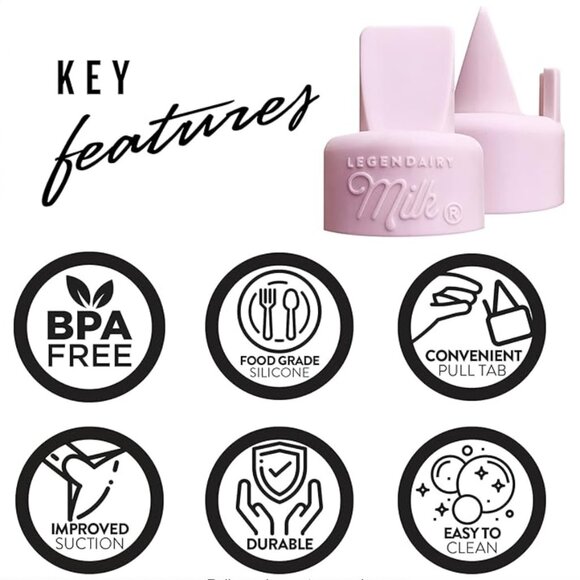 NWT Legendairy Milk Duckbill Valves With Pull Tabs, SET of 6 - Picture 5 of 10